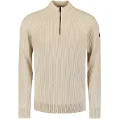 No-excess Pull Demi-Zip Rib Cassé Blanc cassé Blanc taille XL
