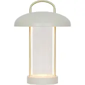 Nordlux Lampe de Table , Mirano, dimmable, Beige, Salon / séjour, Métal, Scandinave