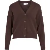 Vila Cardigan 'VIRIL' chocolat