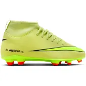 Nike Crampons de foot multi-surfaces à col montant Jr. Mercurial Superfly 10 Club pour enfant/ado - Vert | Taille
