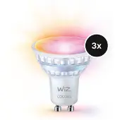 WiZ Connected WiZ Spot - Éclairage Coloré et Blanc - GU10 - Lot de 3