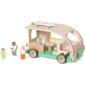 Teddies Camion-caravane en bois à encastrer, dans une boîte de 26 x 16 x 15 cm