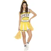 Guirca Cheerleader Woman Costume Jaune M