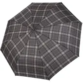 Doppler Parapluie 'Fiber Magic' brocart / anthracite / pierre / gris foncé / blanc