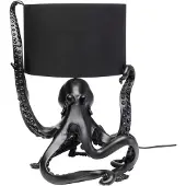 Kare design Lampe de table Octopus Noir 47cm (E27)