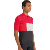 Sportful Snap Short Sleeve Jersey Rouge S Homme