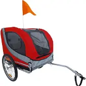Gebr. De Boon Remorque vélo Runner 2 rouge/gris Remorque vélo - Gebr de boon
