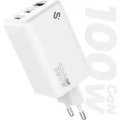 Subblim Chargeur Mural Gan Usb-a Et Usb-c 100w