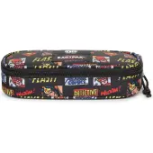 Eastpak Étui 'Oval Single' jaune / rouge / noir / blanc