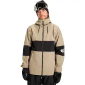 Quiksilver High In The Hood Jacket Beige S Homme