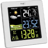 TFA-Dostmann TFA Station météo radio Sun 2, avec écran couleur, blanc