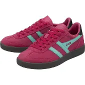 Gola Chaussures de sport Viper pour femmes, avec semelles intérieures amovibles, à lacets, de couleur rose, pour un usage décontracté