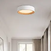 LumenXL Plafonnier LED design Larios 3-step dimmable Ø29 cm - blanc