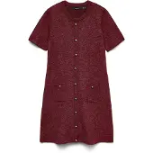 Vero Moda Robes en maille 'VMJohanna' rouge