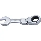 Bgs Clé mixte à cliquet courte à couder 17 mm (17 mm)