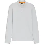 BOSS Polo en coton mélangé à la structure gaufrée