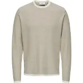 Only & Sons Pull-over 'Timmy' greige