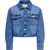 ONLY GIRLS Veste mi-saison 'KOGLumi' bleu denim
