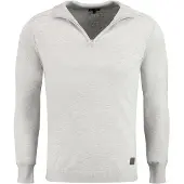 Key Largo Pull-over 'MST Agency' gris clair