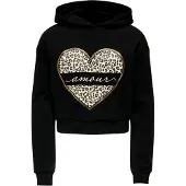 Kids Only GIRLS Sweat-shirt 'KOGCooper' mastic / or / noir / blanc