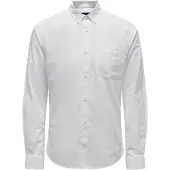 Only & Sons Chemise 'Alvaro' blanc
