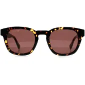 Lacoste Lunettes de soleil unies L6015S Dark Havana 49/22/145