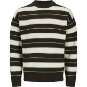 Jack & Jones Pull-over 'Ollie' marron / blanc