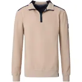 Casa Moda Sweat-shirt beige / bleu marine
