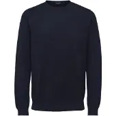 Selected Pull-over 'SLHBerg' bleu marine