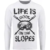 Key Largo T-Shirt 'Slopes' noir / blanc