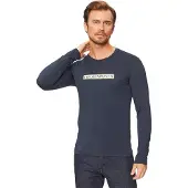 Emporio Armani T-Shirt beige / bleu marine / jaune