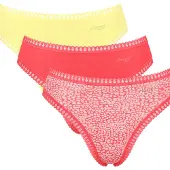 Sloggi Slip 'GO Crush ' jaune clair / rouge clair