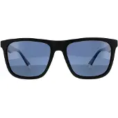 Polaroid Lunettes de soleil PLD 2102-S-X 0VK C3 Noir Transparent Bleu Polarisé