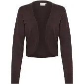Kaffe Boléro 'Astrid' brun foncé