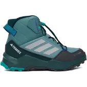 Adidas Terrex Ax4r Mid Climawarm+ Hiking Boots Bleu EU 35 Enfants