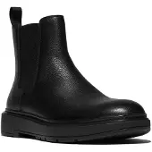FitFlop Skandi Tumbled Leather Chelsea Booties Noir EU 46 Homme