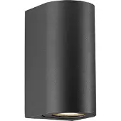 Nordlux LED Applique murale d'extérieur Asbol IP44 noir, transparent