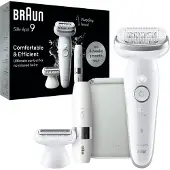Braun Silk·épil 9 9-341 Blanc/Argent
