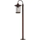 LINDBY Luminaires d'extérieur , Zayn, dimmable, Brun / rouille, Terrasse, Aluminium, Ancien