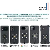 Mobilis 020006 chargeur d'appareils mobiles Universel Noir USB Charge rapide Intérieure