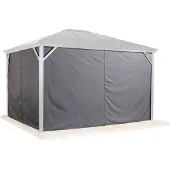 Sojag Rideaux avec clips pour pavillon Verona 1010 Gris foncé