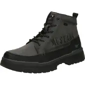 Mustang Bottines à lacets 'Peppin' gris foncé / noir