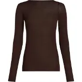 Hunkemoller T-shirt ' Boatneck Cashmere' marron