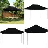 vidaXL Tente de réception pliable Pop-Up noire 410x279x315 cm