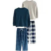Next Pyjama bleu / bleu foncé / gris clair