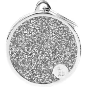 My Family Médaille Pour Animaux Shine Large Circle Glitter