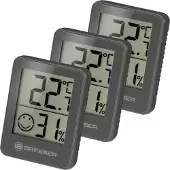 Bresser Temeo Hygro Indicateur Set de 3 unités gris