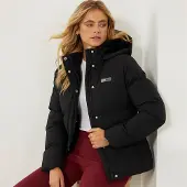 Bench Veste Courte Rembourrée Atha Femme Noir