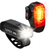 Lezyne Mini Drive 400xl / Ktv Drive+ Light Set Argenté 400 / 40 Lumens