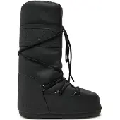 Moon Boot unisex. 80D1402760 Bottes en caoutchouc Icon noires (35/38), Plat, Lacets, Casuel